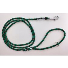 Vodítko lisované 8mm /150 cm zeleno-sivé